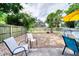Seating in a well-maintained backyard with an above-ground pool, perfect for outdoor enjoyment at 2254 Green St, South Daytona, FL 32119
