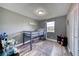 Cozy bedroom with a bed, storage, and a view of the neighborhood at 2254 Green St, South Daytona, FL 32119