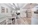 Open layout featuring an eat-in kitchen, dining area, and living room at 2254 Green St, South Daytona, FL 32119