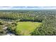 Aerial view of the community, featuring an expansive recreational field perfect for outdoor activities at 28 Shadowcreek Way, Ormond Beach, FL 32174