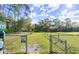 Fenced dog park with pet waste station offering a secure and clean environment for pets to play and socialize at 28 Shadowcreek Way, Ormond Beach, FL 32174