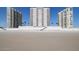 View of beachfront condo complex from the sand at 2967 S Atlantic Ave # 1404, Daytona Beach, FL 32118