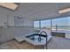 Indoor hot tub with ocean view and easy access to adjacent swimming pool at 2967 S Atlantic Ave # 1404, Daytona Beach, FL 32118