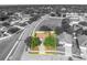 Aerial view of a single Gathering home nestled within a well-maintained, green and lush neighborhood at 486 Sycamore Springs St, Debary, FL 32713