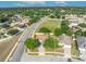 Aerial view of a single Gathering home nestled within a well-maintained, green and lush neighborhood at 486 Sycamore Springs St, Debary, FL 32713
