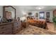 Bedroom with rattan furniture, stylish decor, and a zebra-themed print at 5549 Aragon Ave, De Leon Springs, FL 32130
