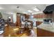 Eat in kitchen featuring wooden cabinets, stainless steel appliances and eat in breakfast nook at 5549 Aragon Ave, De Leon Springs, FL 32130