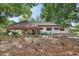 Charming home with a covered patio overlooking a large backyard with mature trees at 601 N Garfield Ave, Deland, FL 32724