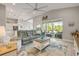 Spacious living room with comfortable seating, open layout, and seamless transition to the outdoor patio at 660 Mosaic Blvd, Daytona Beach, FL 32124