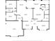 Detailed floor plan showcasing layout with bedrooms, kitchen, living spaces, and garage at 68 Spring Lake Dr, Debary, FL 32713
