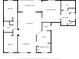 Detailed floor plan showcasing the layout of the home including bedrooms, kitchen, and living areas at 979 Leyburn Dr, Deltona, FL 32725