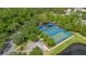 Aerial view of community courts and playground surrounded by lush trees and landscaping at 1020 Hornbeam St, Oviedo, FL 32765