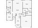 Detailed floor plan showcasing the layout, dimensions, and spatial relationships of each room in the home at 1020 Hornbeam St, Oviedo, FL 32765