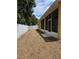 Backyard with a new privacy fence, screened patio at 139 Crawl Key Ct, Deland, FL 32720
