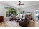 Spacious living room with large windows and comfortable furnishings at 1523 Red Plum Holw, Deland, FL 32720