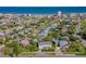 An aerial view showcasing the home's proximity to the beach and local amenities at 1613 Crescent Ridge Rd, Daytona Beach, FL 32118
