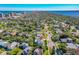 A picturesque aerial view showing the property near the coastline and other residential buildings at 1613 Crescent Ridge Rd, Daytona Beach, FL 32118