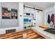 Charming kitchen with butherblock island and open shelving at 1613 Crescent Ridge Rd, Daytona Beach, FL 32118