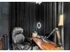 Professional home office featuring sound dampening panels and microphone at 163 Rosa Bella Vw, Debary, FL 32713