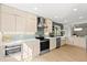 Well-lit kitchen with modern appliances, sleek cabinets, and stylish backsplash at 1841 Spruce Creek Blvd, Port Orange, FL 32128