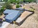 Aerial view of neighborhood with fenced in backyards at 206 Westmoor Bnd, Orlando, FL 32835