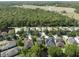 Aerial view of a neighborhood with lush greenery and mature trees at 220 Asterbrooke Dr, Deland, FL 32724