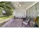 View of a covered outdoor patio at 220 Asterbrooke Dr, Deland, FL 32724