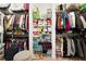 Organized walk-in closet with ample hanging and shelving space at 220 Asterbrooke Dr, Deland, FL 32724