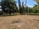 Large backyard with mature trees and full perimeter fence at 2204 Poinsettia Dr, Deland, FL 32724