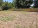 Expansive backyard featuring a new fence and ample space for outdoor activities and gardening at 2204 Poinsettia Ln, Deland, FL 32724
