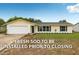 Charming single-story home with fresh sod to be installed prior to closing, and a white garage door at 2486 Shiprock Ct, Deltona, FL 32738