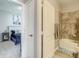 Bathroom and bedroom combination, perfect for a relaxing retreat at 260 Teddy Rushing St, Debary, FL 32713