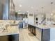 Beautiful kitchen with granite countertops, stainless steel appliances, and a spacious island at 260 Teddy Rushing St, Debary, FL 32713