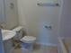 Bathroom features a new vanity, toilet, and shower at 2709 Sedgefield Ave, Deltona, FL 32725