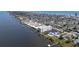 Stunning aerial view showcasing this waterfront community's ideal location and amenities at 2711 N Halifax Ave # 496, Daytona Beach, FL 32118