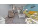 A view of the interior showcasing the stylish living area with an open floor plan at 2711 N Halifax Ave # 496, Daytona Beach, FL 32118