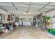Spacious two-car garage offering ample storage, tools, washer and dryer at 276 Gala Cir, Daytona Beach, FL 32124