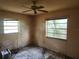 This bedroom has two windows which provide natural light at 2810 Kumquat Dr, Edgewater, FL 32141