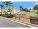 Community sign for Portofino Reserve featuring mature landscaping and attractive stone features at 2814 S Asciano Ct, New Smyrna Beach, FL 32168