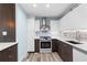 Well-designed kitchen with modern stainless steel appliances, custom backsplash, and ample counter space at 2824 Oak Lea Dr, South Daytona, FL 32119