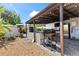 Outdoor kitchen and bar, perfect for entertaining friends and Gathering in the backyard at 2824 Oak Lea Dr, South Daytona, FL 32119