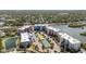 Stunning aerial view of the condos, showcasing prime waterfront location and amenities at 3 Riverwalk Dr # 202, New Smyrna Beach, FL 32169