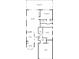 Detailed floor plan showcasing the layout of the house including bedrooms, bathrooms, and kitchen at 30 Reflections Village Dr, Ormond Beach, FL 32174