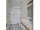 Standard bathroom featuring a shower, tub, and a vanity with sink at 313 Dirksen Dr # B15, Debary, FL 32713