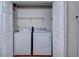 A laundry area equipped with a washer and dryer at 313 Dirksen Dr # B15, Debary, FL 32713