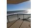 Balcony with ocean views, showing waves crashing on the beach below at 3311 S Atlantic Ave # 604, Daytona Beach Shores, FL 32118