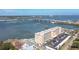 Stunning aerial view of a waterfront community and bridge with views of the intercoastal waterway at 3606 S Peninsula Dr # 507, Port Orange, FL 32127
