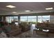 Inviting living room with panoramic water views and comfortable seating arrangement at 3606 S Peninsula Dr # 507, Port Orange, FL 32127