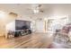 Open-concept living room and kitchen, perfect for entertaining or everyday living at 3733 Cardinal Blvd # 1, Daytona Beach, FL 32118
