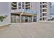 Seychelles Condominium entrance showcasing modern architecture and easy access to beachfront living at 3855 S Atlantic Ave # 1405, Daytona Beach, FL 32118